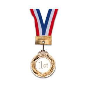 plastic gold medal for school students